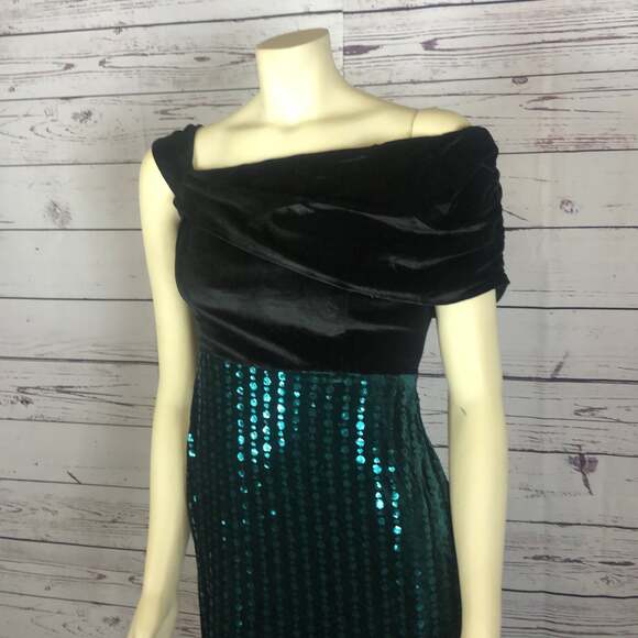 NWT Miss Ord Sleeveless Off Shoulder Mermaid Sexy Evening Dress WY003 size large - Picture 6 of 12